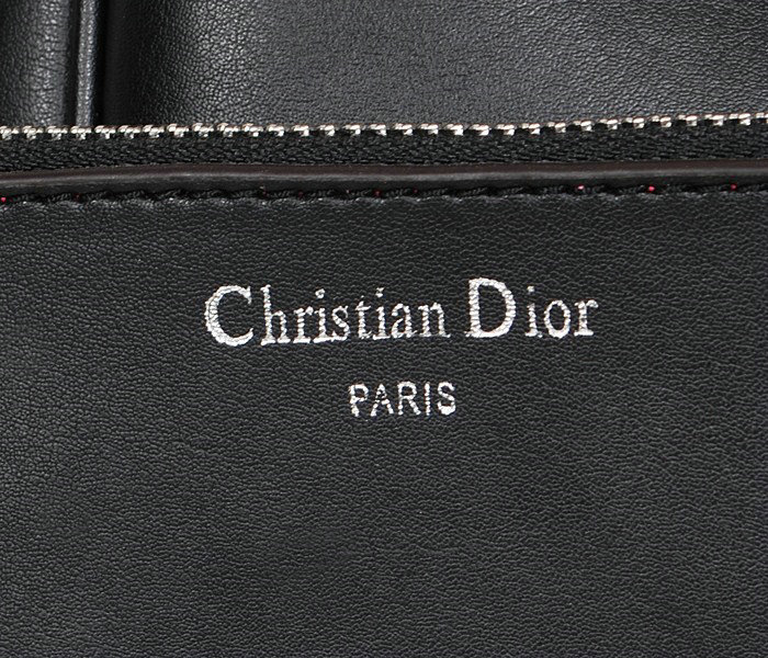 small Christian Dior diorissimo calfskin leather bag 0902 black - Click Image to Close